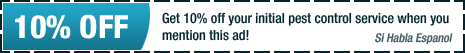 Get 10% Off your initial service when you mention this ad!